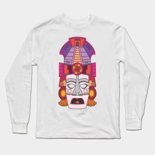 Mayan mask Long Sleeve T-Shirt